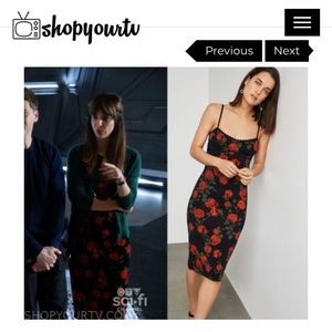 la rosa bodycon dress